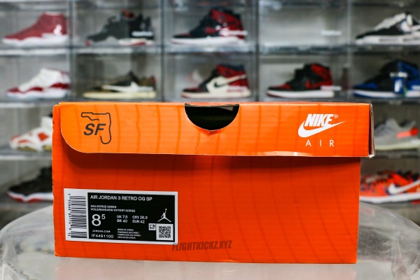 Jordan 3 Retro SP SoleFly Miami 2025