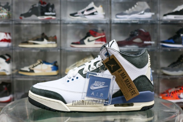 A Ma Maniére x Air Jordan 3 “Diffused Blue” （A1）