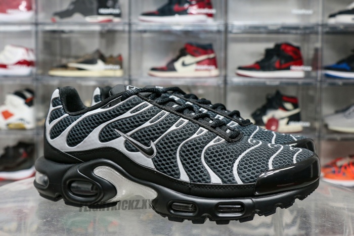 Air Max Plus Premium Black Metallic Silver