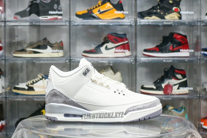 Air Jordan 3 Retro Sail Cement Grey 2025 WMNs（A1）