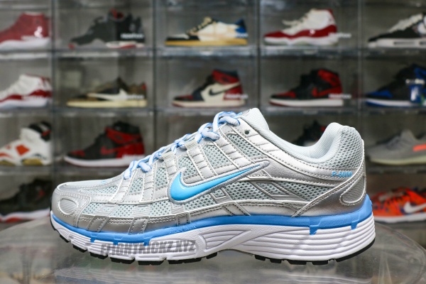 Nike P-6000 Metallic Platinum Pure Platinum Metallic Silver University Blue