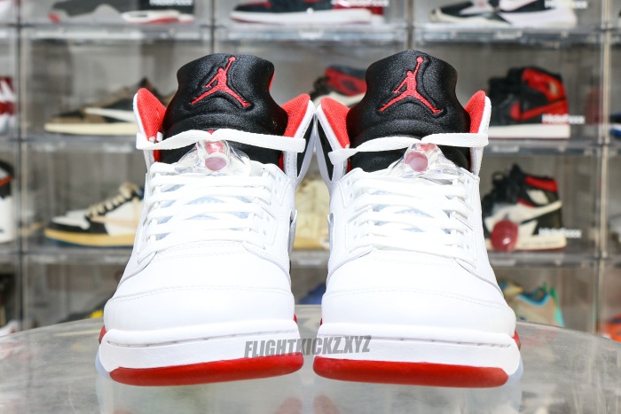 Air Jordan 5 Fire Red Black Tongue 2025 GS（A1）