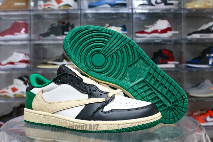 Travis Scott x Air Jordan 1 Low Pine Green Concept