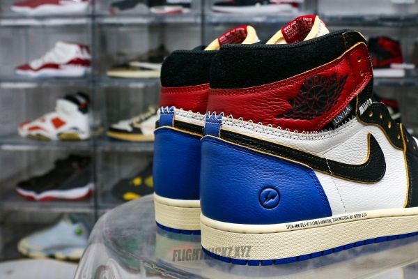 Fragment x Jordan 1 Retro High Union Los Angeles Blue Toe 2026（A1）