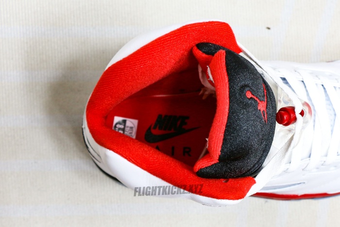 Air Jordan 5 Fire Red Black Tongue 2025 GS（A1）