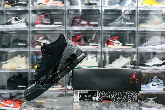 Air Jordan 3 Black Cat 2025 (A1 Batch)