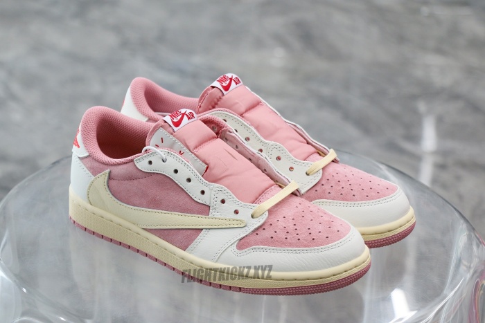 Travis Scott x Air Jordan 1 Low OG  Shy Pink  2025