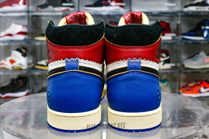 Fragment x Jordan 1 Retro High Union Los Angeles Blue Toe 2026（A1）