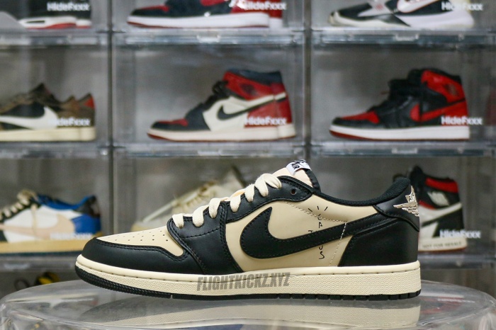 Travis Scott x Air Jordan 1 Retro Low OG Pale Vanilla  Custom