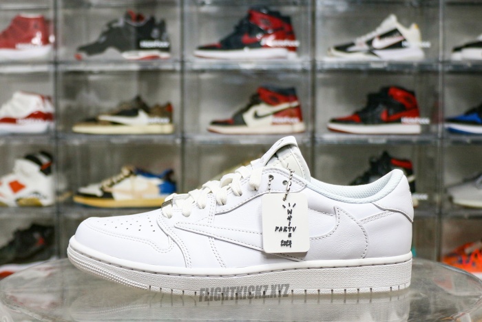 Travis Scott x Air  Jordan 1 Retro Low OG SP Michael Rubin White Party (Friends and Family) GS