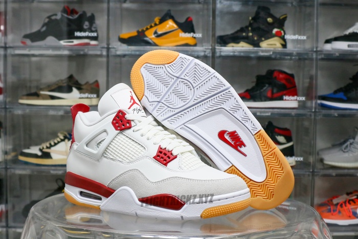 Nike SB x Air Jordan 4 Varsity Red is a Family & Friends GS（A1）