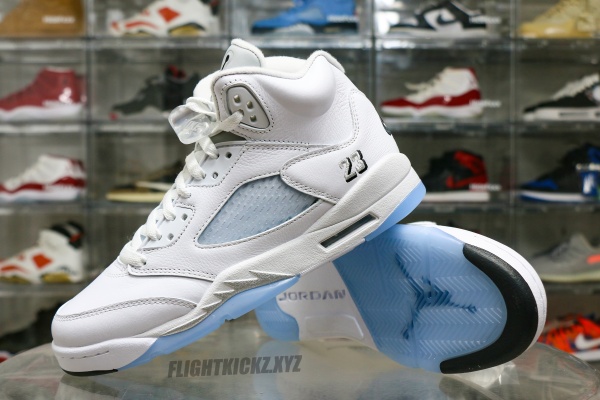 Air Jordan 5 Retro 'White Metallic' GS 2026