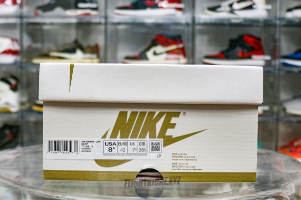 Travis Scott x Air  Jordan 1 Retro Low OG SP Michael Rubin White Party (Friends and Family) GS