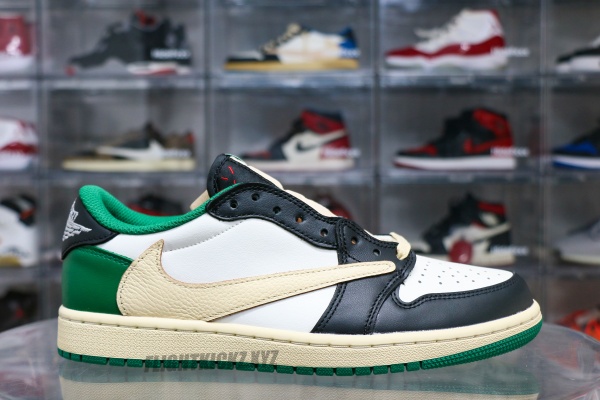 Travis Scott x Air Jordan 1 Low Pine Green Concept