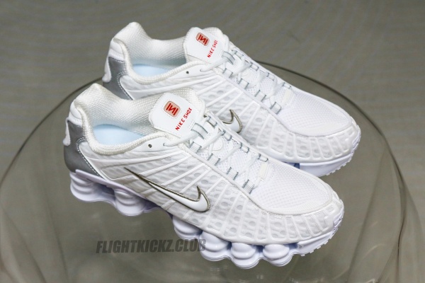 Nike Shox TL White Metallic Silver