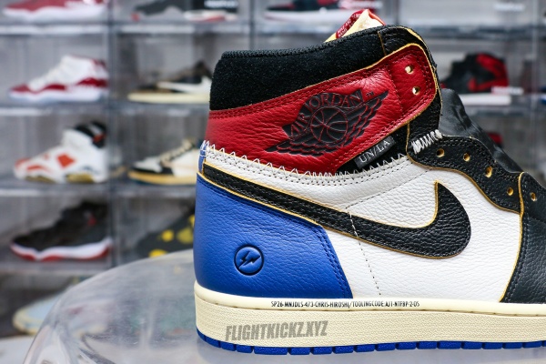 Fragment x Jordan 1 Retro High Union Los Angeles Blue Toe GS 2026（A1）
