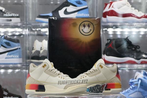 J Balvin x Air Jordan 3 Sunset GS（A1）