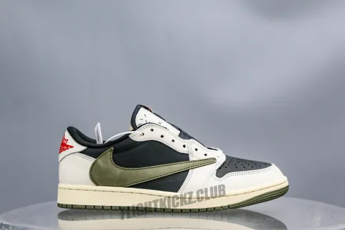 Travis Scott x Air Jordan 1 Low OG SP Olive（A2 Batch)