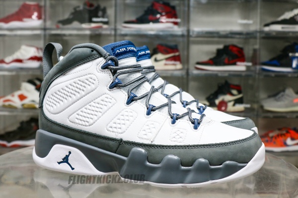 Jordan 9 Retro Flint Grey French Blue (2026)