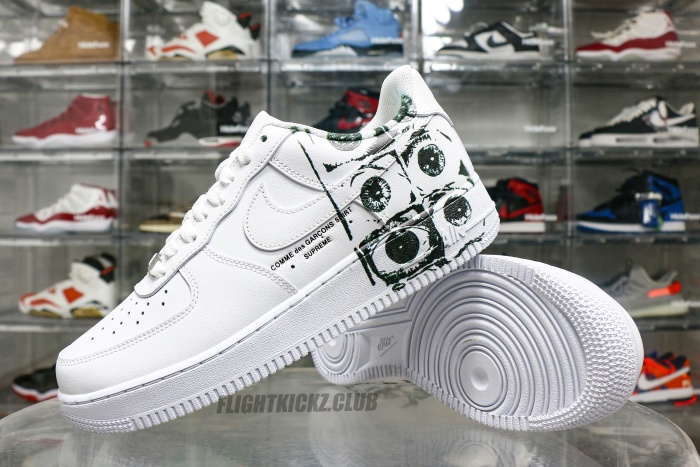 Suprem3 X Comme Des Garcons SHIRT X Air Force 1 Low Eyes