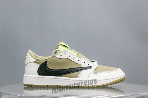 Travis Scott x Air Jordan 1 Low Golf Neutral Olive (A2 Batch)
