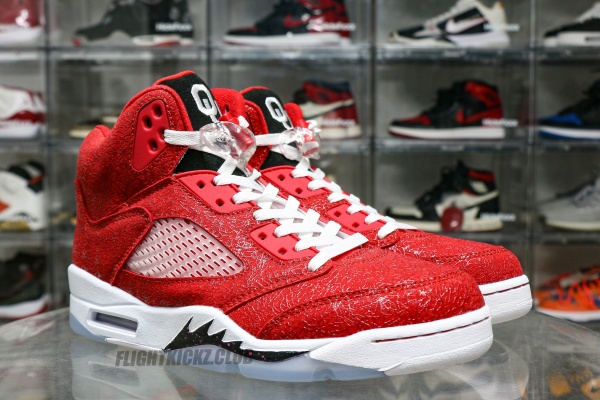 Air Jordan 5 Retro Ncaa Pack Oklahoma Sample S