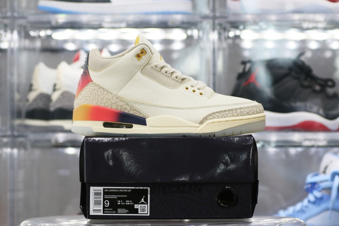 J Balvin x Air Jordan 3 Sunset GS（A1）