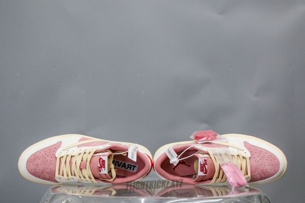 Travis Scott x Air Jordan 1 Low OG Shy Pink 2025（A2 Batch)