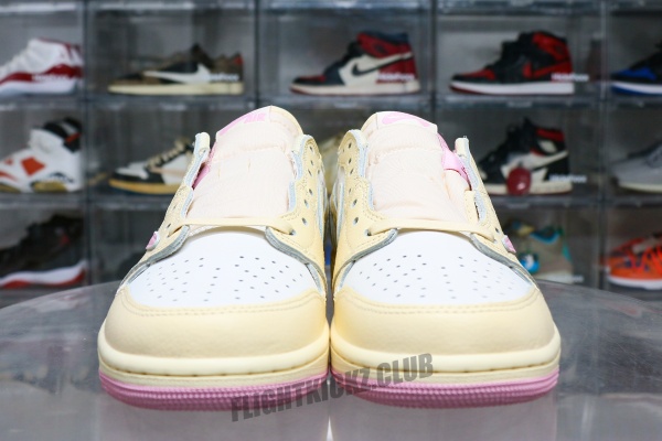 Travis Scott x Air Jordan 1 Low OG “Pink Pack”  Muslin Pink 2026 （A1）