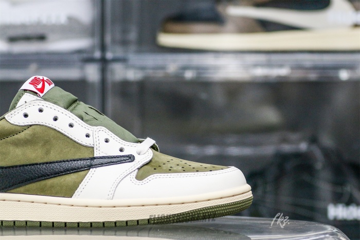 US Warehouse:Travis Scott x Air Jordan 1 ' Medium Olive' （A1）