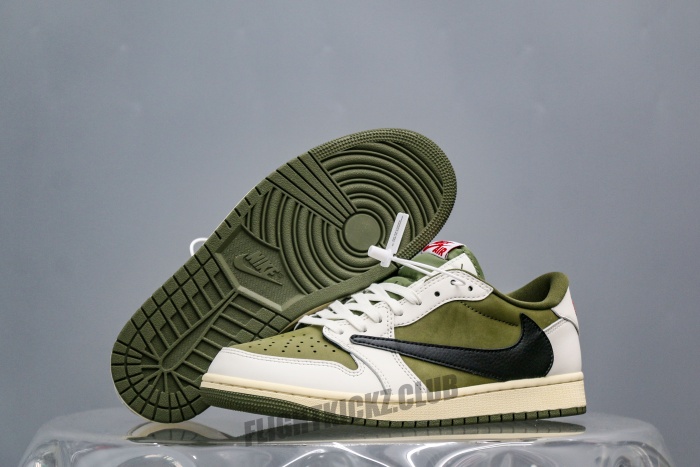 Travis Scott x Air Jordan 1 Low OG SP Olive（A2 Batch)