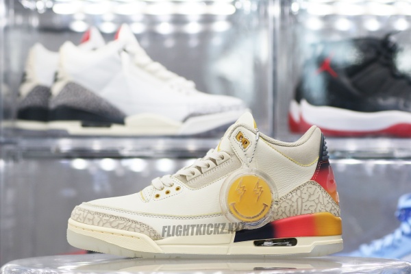 J Balvin x Air Jordan 3 Sunset GS（A1）