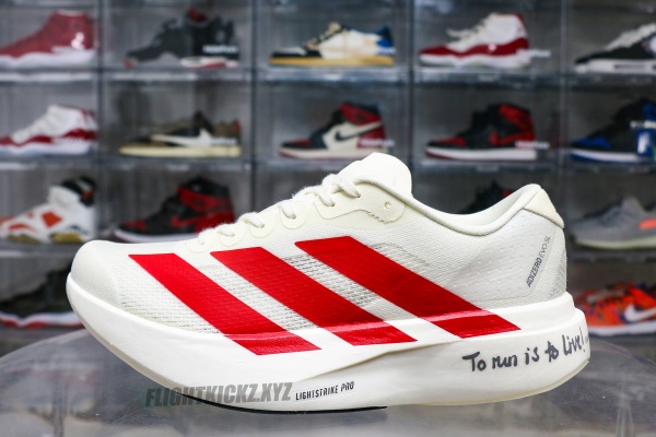 Adidas Adizero EVO SL Off White Better Scarlet