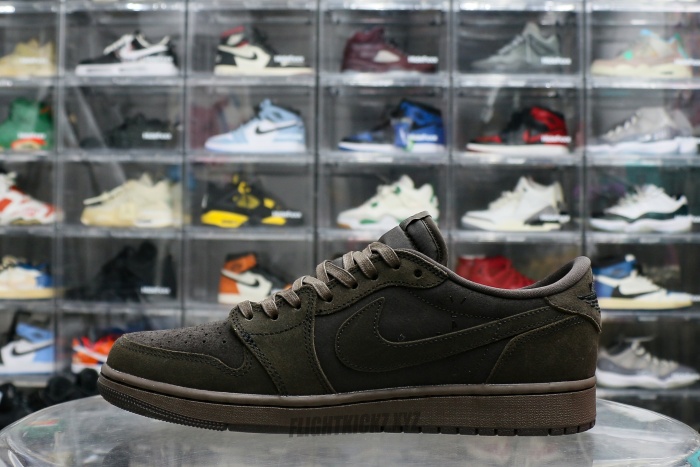 Travis Scott x Air Jordan 1 Low OG “Velvet Brown” GS（A1）
