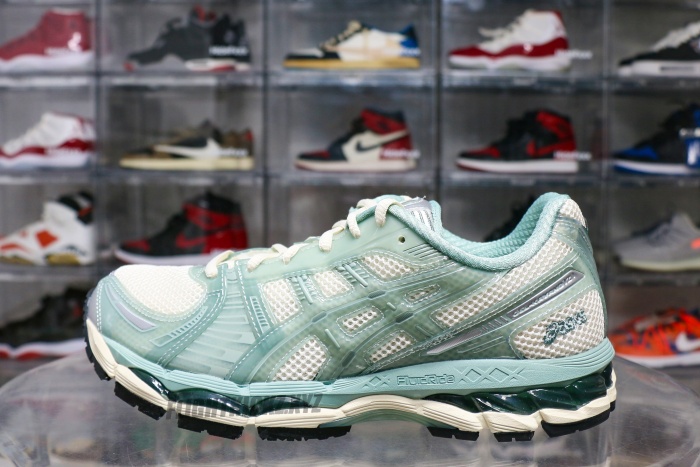 Kith X Gel Kayano 12 1 Cream Sage