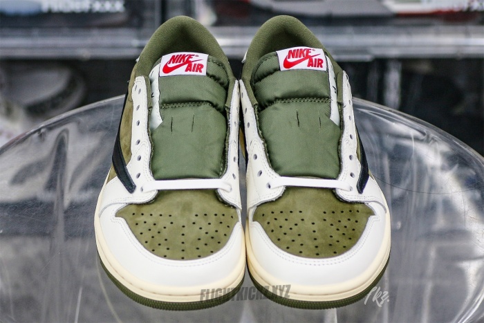 US Warehouse:Travis Scott x Air Jordan 1 ' Medium Olive' （A1）