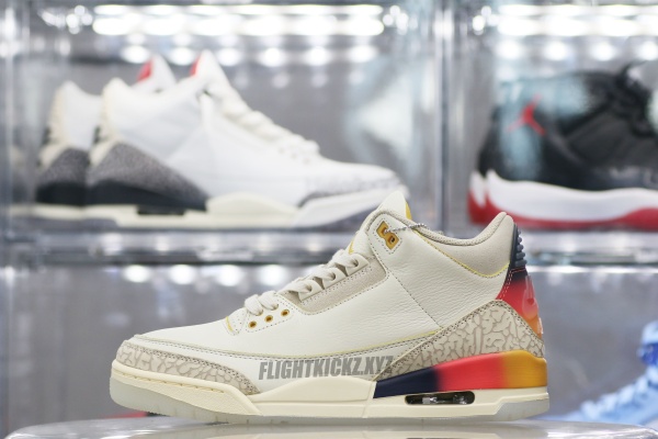 J Balvin x Air Jordan 3 Sunset GS（A1）