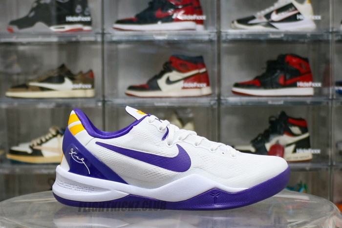 Nike Kobe 8 Protro “LSU White” PE (A1)