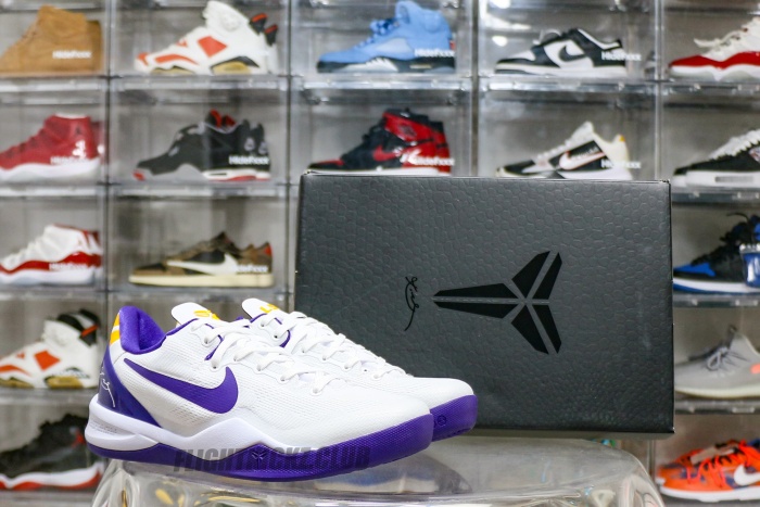Nike Kobe 8 Protro “LSU White” PE (A1)