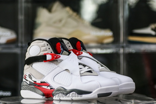 Jordan 8 Retro White True Red (2025)