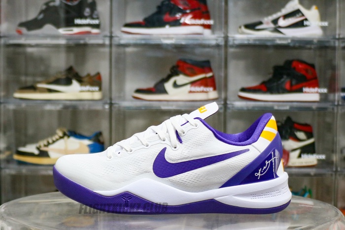 Nike Kobe 8 Protro “LSU White” PE (A1)