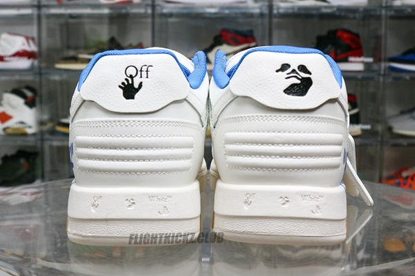 Off-White Out Of Office  OOO  Low Tops For Walking White White Dark Blue