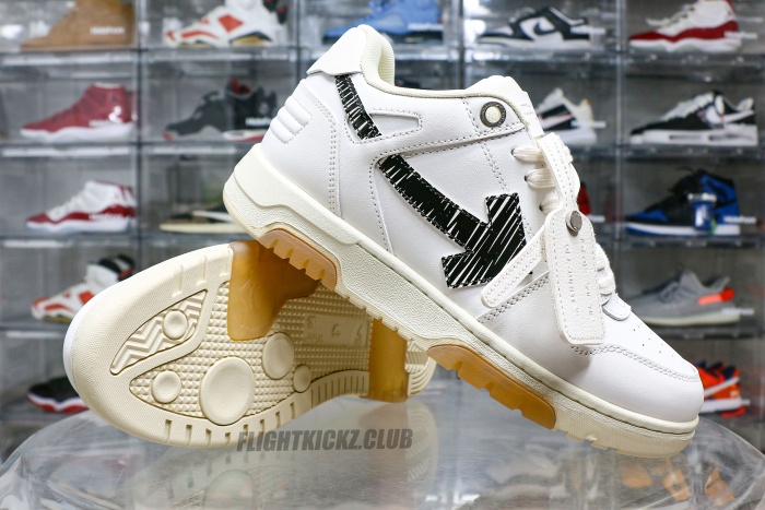 OFF-WHITE OOO Low Tops White Black SS21