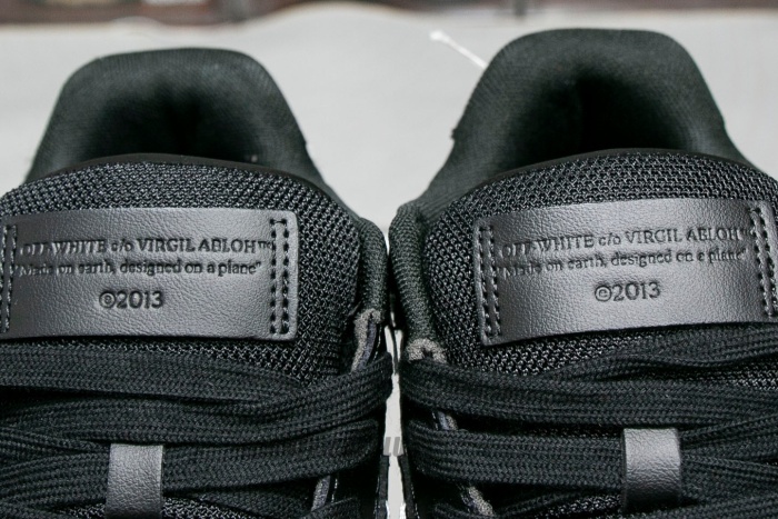 Off-White Out Of Office OOO Low Tops Sartorial Stitching Black Black
