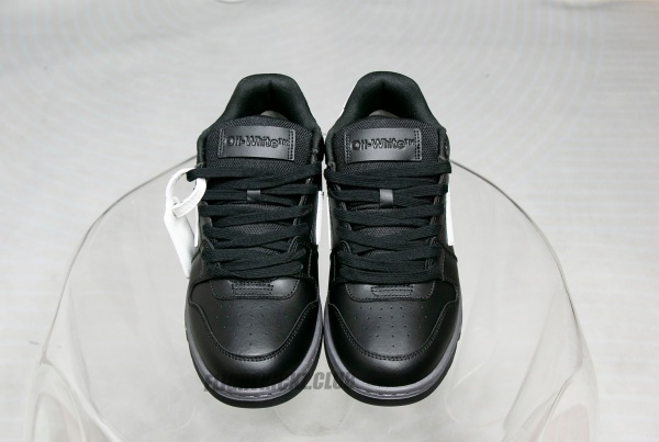 Off-White Out Of Office OOO Low Tops Black Grey White