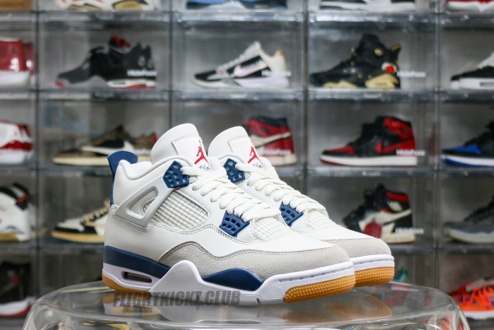 US Warehouse: Nike SB x Air Jordan 4 “Navy Blue” 2025 (A1)