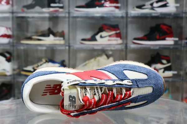 New Balance 471 Navy Linen True Red