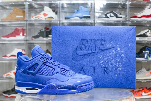 Nigel Sylvester X Jordan 4 Retro Brick By Brick Blue Sample