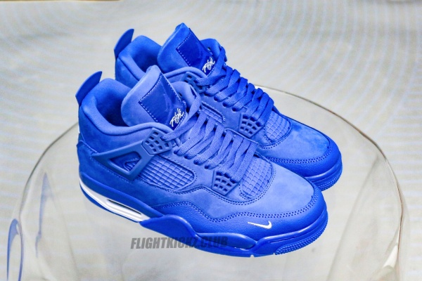 Nigel Sylvester X Jordan 4 Retro Brick By Brick Blue Sample