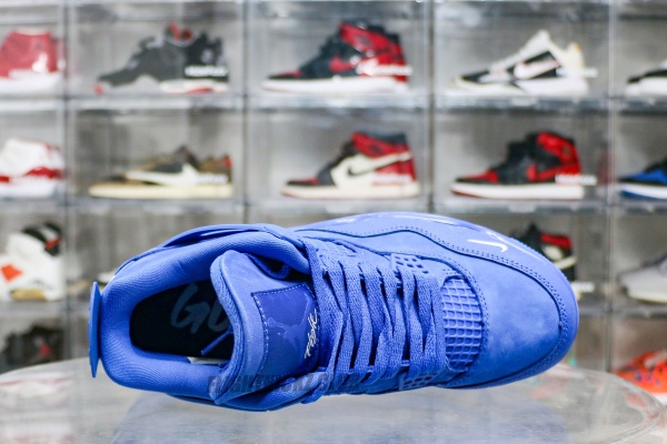Nigel Sylvester X Jordan 4 Retro Brick By Brick Blue Sample